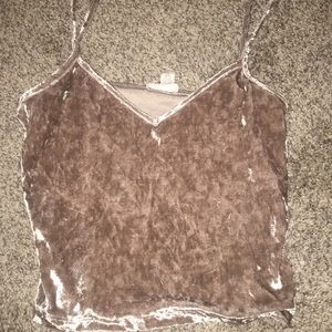 Velvet tank